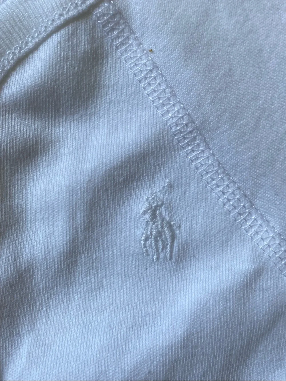NWT White Long-Sleeve Footed Baby One-Piece Sz 3M